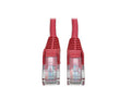 Eaton Tripp Lite N001-025-RD Cat5e 350 MHz Snagless Molded (UTP) Ethernet Cable (RJ45 M/M), PoE - Red, 25 ft. (7.62 m)