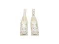 Eaton Tripp Lite N001-050-WH Cat5e 350 MHz Snagless Molded (UTP) Ethernet Cable (RJ45 M/M), PoE - White, 50 ft. (15.24 m)