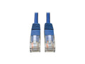 Eaton Tripp Lite N002-003-BL Cat5e 350 MHz Molded (UTP) Ethernet Cable (RJ45 M/M), PoE - Blue, 3 ft. (0.91 m)