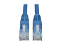 Eaton Tripp Lite N201-004-BL Cat6 Gigabit Snagless Molded (UTP) Ethernet Cable (RJ45 M/M), PoE, Blue, 4 ft. (1.22 m)