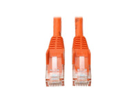 Eaton Tripp Lite N201-007-OR Cat6 Gigabit Snagless Molded (UTP) Ethernet Cable (RJ45 M/M), PoE, Orange, 7 ft. (2.13 m)