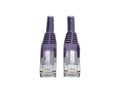 Eaton Tripp Lite N201-010-PU Cat6 Gigabit Snagless Molded (UTP) Ethernet Cable (RJ45 M/M), PoE, Purple, 10 ft. (3.05 m)