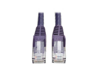 Eaton Tripp Lite N201-025-PU Cat6 Gigabit Snagless Molded (UTP) Ethernet Cable (RJ45 M/M), PoE, Purple, 25 ft. (7.62 m)