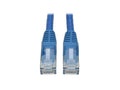 Eaton Tripp Lite N201-035-BL Cat6 Gigabit Snagless Molded (UTP) Ethernet Cable (RJ45 M/M), PoE, Blue, 35 ft. (10.67 m)
