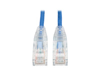 Eaton Tripp Lite N201-S03-BL Cat6 Gigabit Snagless Slim UTP Ethernet Cable (RJ45 M/M), PoE, Blue, 3 ft. (0.91 m)