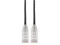 Eaton Tripp Lite N201-S15-BK Cat6 Gigabit Snagless Slim UTP Ethernet Cable (RJ45 M/M), PoE, Black, 15 ft. (4.57 m)