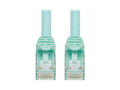 Eaton Tripp Lite N261-020-AQ Cat6a 10G Snagless UTP Ethernet Cable (RJ45 M/M), Aqua, 20 ft. (6.09 m)