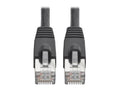 Eaton Tripp Lite N262-012-BK Cat6a 10G Snagless Shielded STP Ethernet Cable (RJ45 M/M), PoE, Black, 12 ft. (3.66 m)