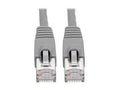 Eaton Tripp Lite N262-012-GY Cat6a 10G Snagless Shielded STP Ethernet Cable (RJ45 M/M), PoE, Gray, 12 ft. (3.66 m)