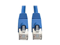 Eaton Tripp Lite N262-020-BL Cat6a 10G Snagless Shielded STP Ethernet Cable (RJ45 M/M), PoE, Blue, 20 ft. (6.09 m)