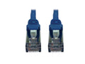 Eaton Tripp Lite N262-S01-BL Cat6a 10G Snagless Shielded Slim STP Ethernet Cable (RJ45 M/M), PoE, Blue, 1 ft. (0.3 m)
