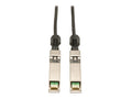 Eaton Tripp Lite N280-03M-BK SFP+ 10Gbase-CU Passive Twinax Copper Cable, SFP-H10GB-CU3M Compatible, Black, 3M (9.84 ft.)