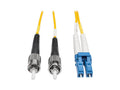 Eaton Tripp Lite N368-10M Duplex Singlemode 9/125 Fiber Patch Cable (LC/ST), 10M (33 ft.)