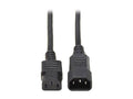 Eaton Tripp Lite P004-006-13A PDU Power Cord, C13 to C14 - 13A, 250V, 16 AWG, 6 ft. (1.83 m), Black