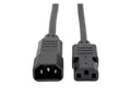 Eaton Tripp Lite P004-015 PDU Power Cord, C13 to C14 - 10A, 250V, 18 AWG, 15 ft. (4.57 m), Black