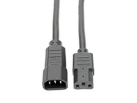 Eaton Tripp Lite P005-002 Heavy-Duty PDU Power Cord, C13 to C14 - 15A, 250V, 14 AWG, 2 ft. (0.61 m), Black