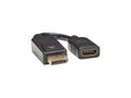Eaton Tripp Lite P136-000 DisplayPort to HDMI Video Adapter Video Converter (M/F), HDCP, Black, 6 in. (15 cm)