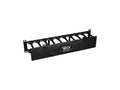 Eaton Tripp Lite SRCABLEDUCT2UHD SmartRack 2U High Capacity Horizontal Cable Manager - Finger duct with dual-hinge cover
