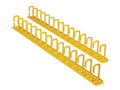 Eaton Tripp Lite SRCABLERINGVRTF Vertical Cable Manager - Flexible Rings, Yellow, 6 ft. (1.8 m)