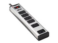 Eaton Tripp Lite TLM506USBC 5-Outlet Surge Protector with 1 USB-A and 1 USB-C (3.9A Shared) - 6 ft. Cord, 2100 Joules, Metal Housing