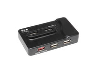 Eaton Tripp Lite U360-412 6-Port USB Charging Hub - USB 3.x (5Gbps) and USB 2.0, Dedicated Charging Port