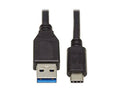 Eaton Tripp Lite U428-20N-G2 USB-C to USB-A Cable (M/M), USB 3.2 Gen 2 (10 Gbps), Thunderbolt 3 Compatible, 20-in. (50.8 cm)