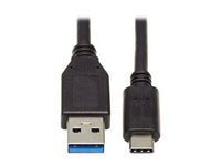 Eaton Tripp Lite U428-20N-G2 USB-C to USB-A Cable (M/M), USB 3.2 Gen 2 (10 Gbps), Thunderbolt 3 Compatible, 20-in. (50.8 cm)
