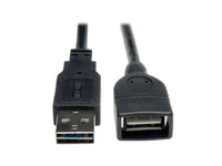 Eaton Tripp Lite UR024-006 Universal Reversible USB 2.0 Extension Cable (Reversible A to A M/F), 6 ft. (1.83 m)