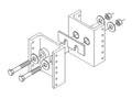 Chatsworth 40702-700 Rack Line-Up Spacer Kit; Black; Rack Type: Standard