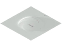 Oberon 1047-ARAP655-T Locking Suspended Ceiling Tile Access Point Enclosure, 3INH x 18.5INW x 18.5IND (76 mm x 470 mm x 470 mm) Back Box, HPE Aruba AP-655 Door, Tegular