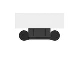Humanscale 6G90011DF11 6G Keyboard System with Dual Swivel Mouse Platforms, 11 Track, 19 Foam Palm Support with Synthetic Leather Cover, Black