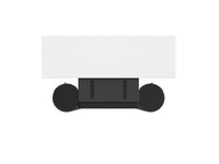 Humanscale 6G90011DF11 6G Keyboard System with Dual Swivel Mouse Platforms, 11 Track, 19 Foam Palm Support with Synthetic Leather Cover, Black