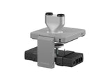 Humanscale TM33C2DSNA M/Connect 3 Pro Dock with Clamp Mount for Dual Desk Mount M2.1 Monitor Arms, Silver