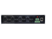 Chauvet NPAC-120-8 rack-mount panel with 8 120V 20A relays (max input 80A total)