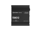 Teltonika TSW212000000 TSW212 L2 managed Switch 8 GbE, 2 SFP ports, PROFINET disabled by default