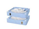 Thermaltake CL-F198-PL12BU-A CT120 EX Reverse ARGB Sync PC Cooling Fan (3-Fan Pack) - Hydrangea Blue