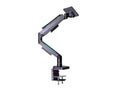 Thermaltake GEA-MSR-SMSBLK-01 The Single RGB Monitor Arm is perfectly compatible with gaming desk and monitors