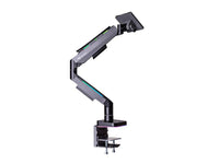 Thermaltake GEA-MSR-SMSBLK-01 The Single RGB Monitor Arm is perfectly compatible with gaming desk and monitors