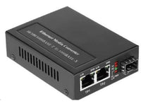 Axiom AXG103611 POE+ RJ45 to SFP Port Media Conv