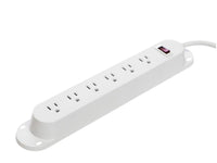 HAT Design Works PWRG-STRP-WH POWER STRIP, 6x AC, WHITE, TAA compliant