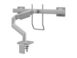 Humanscale M82BRSD M8.1 Dual Monitor Arm, Crossbar with Handle, Angled/Dynamic Links, Grey 100x 100mm VESA