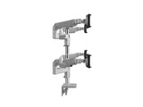 Humanscale X842ETSD M/Flex M8.1 Quad Monitor Arm, Stacked (Two Over Two), 8/Dynamic Links, 24 Post, 100x100mm VESA