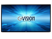 GVision I55DI-4LPIT0 55in, 350nits Brightness, UHD 3840 x 2160 Resolution, Black, HDMI Input + RS232 + USB Media Player + AV In, PCAP Touch