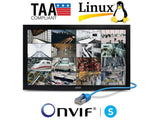 GVision IP24BD-OK-400TD-1YEAR 24Inch PoE Power and Data IP Monitor, LED, HDMI + VGA + DVI + RJ45, FHD 1920x1080, 250Nits