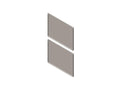 Chatsworth 39763-7EG Side Panel for ZetaFrame Cabinet; for 52U x 47.2IND (1200 mm) Cabinet; Solid; Black