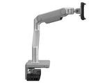 Humanscale M81M33CSBTDNA M8.1 Monitor Arm with M/Connect 3 Pro Dock, Clamp Mount, Monitor Tilt, Silver with Gray Trim
