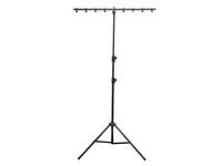 Chauvet CH06 Lightweight Tripod Stand - Lightweight, compact T-bar designed for setting up lights in a tight space - Add