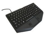 Panasonic HA-UNKB1002 Havis Rugged Silicon Keyboard with Emergency Key - Red Backlit Key IP65