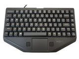 Panasonic HA-UNKB1003 Havis Rugged Chiclet Style Keyboard with Emergency Key - Red Backlit Keys IP67