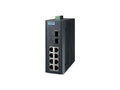 B+B SmartWorx EKI-2710G-2FPI-A 8GE PoE +2G SFP Ind. Unmanaged Switch